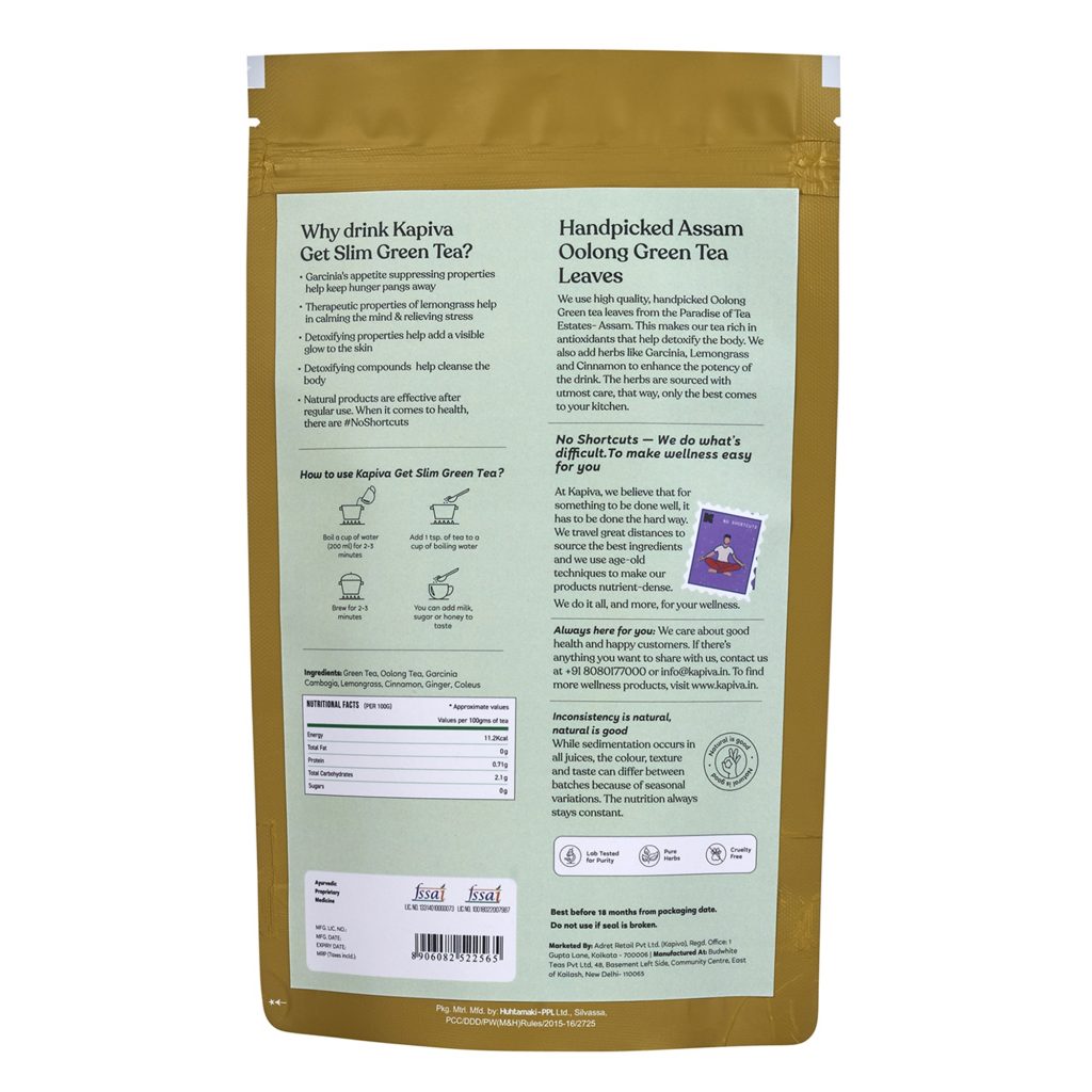 Buy Get Slim Green Tea 100 Grams Online for Weight Loss at Best Prices