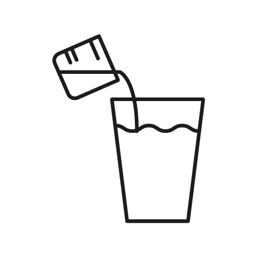 Add 30 – 50 ML of water for flavoring