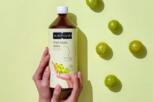 a bottle of Kapiva Amla Juice